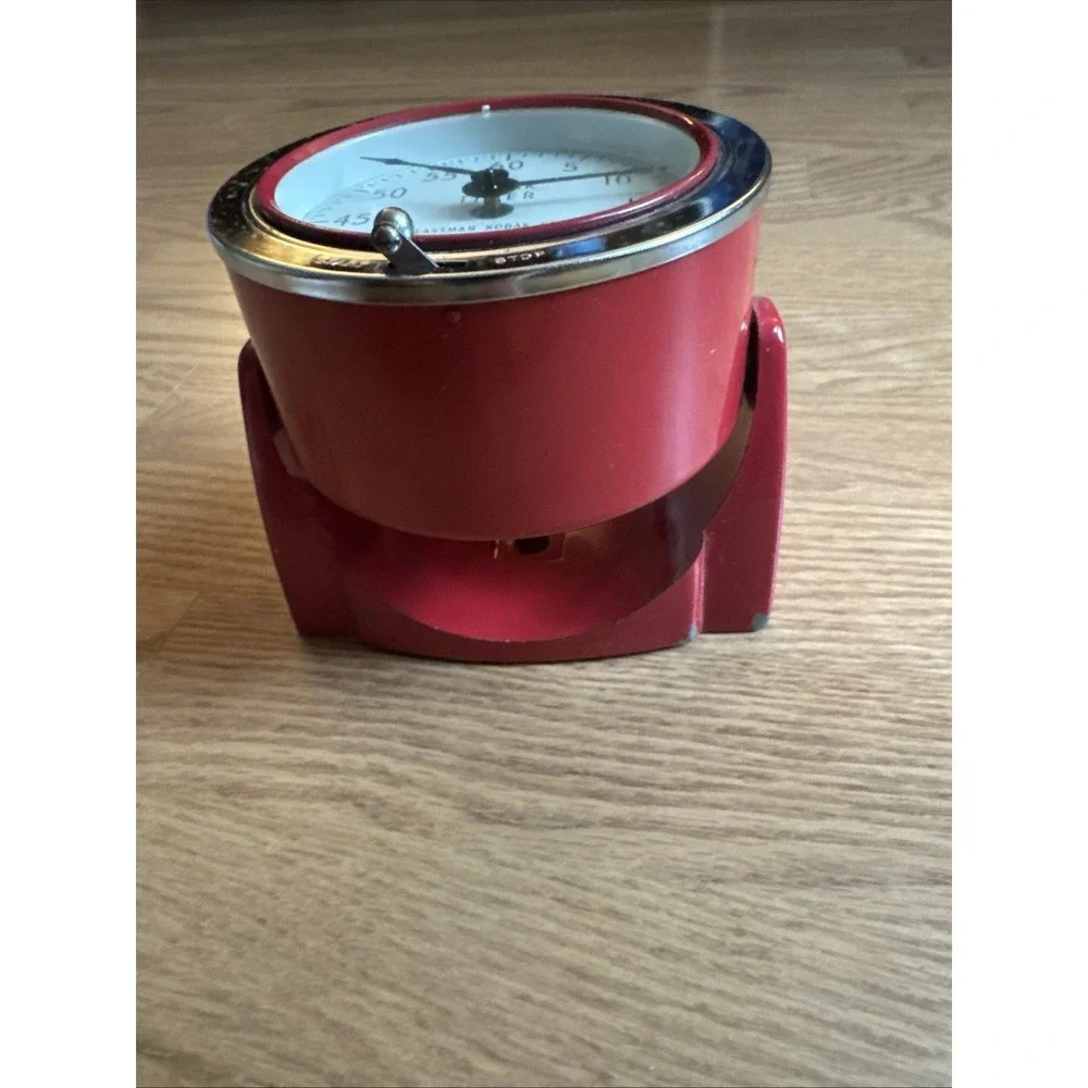 Vintage EASTMAN KODAK Film‎ Photographs Darkroom Red Chrome Swivel TIMER